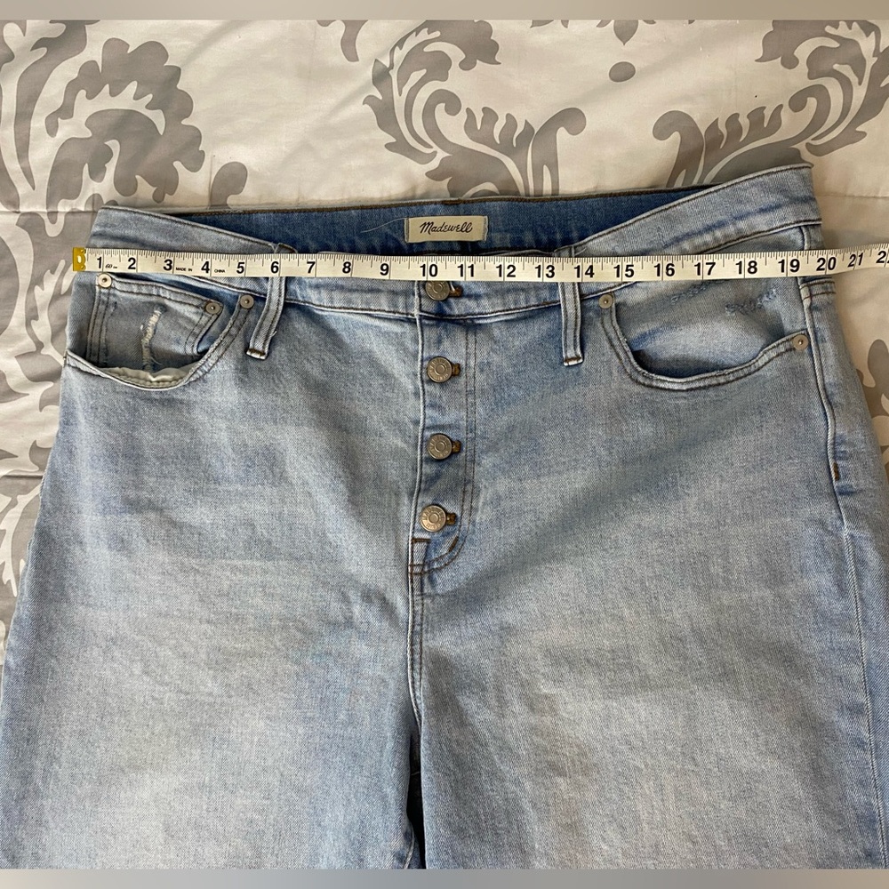 Madewell The High-Rise Slim Crop Boyjean Plus Size 34 - Picture 6 of 10
